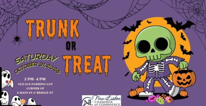 Trunk or Treat Hosted by New Lisbon Chamber of Commerce